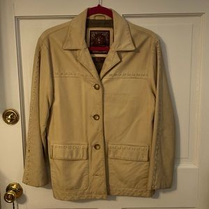 leather blazer  jacket